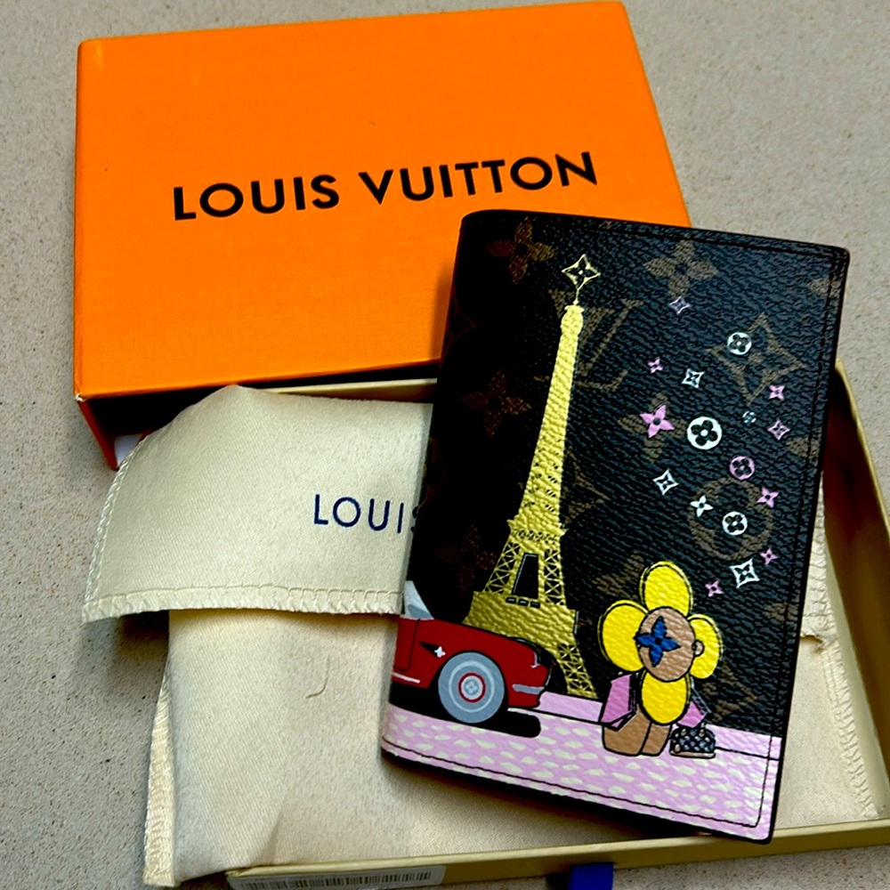 Original monogram credit card passport wallet.